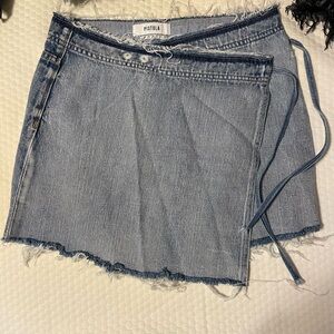 Crossover Jean Skirt size 27